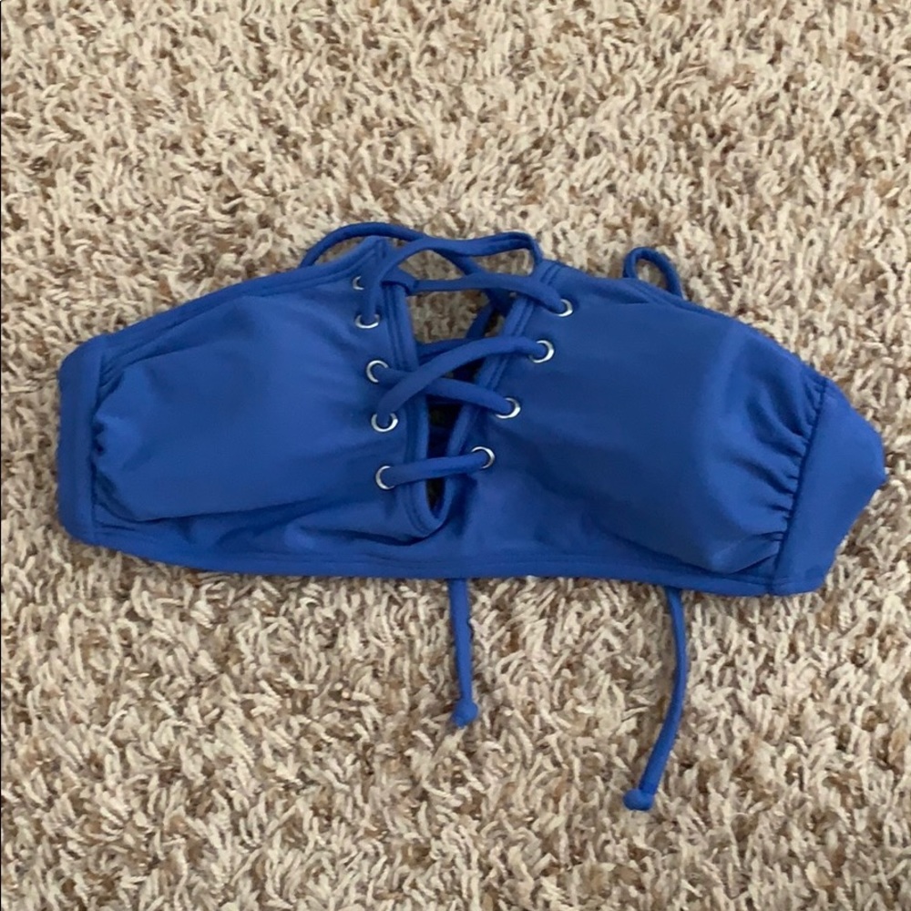 Blue Target Bathing Suit Set